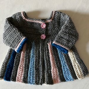 💗Handmade Baby Cardi Coat